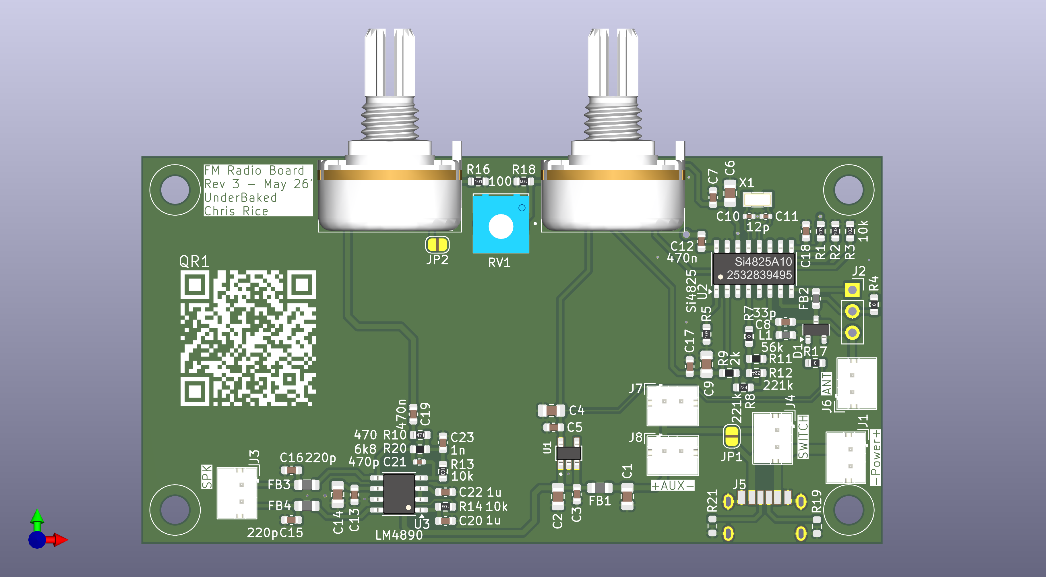 FM Radio Kit Top View