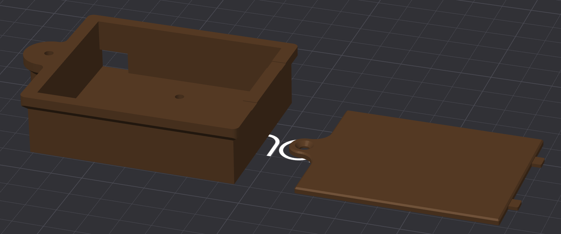 Case sub assembly slicer view