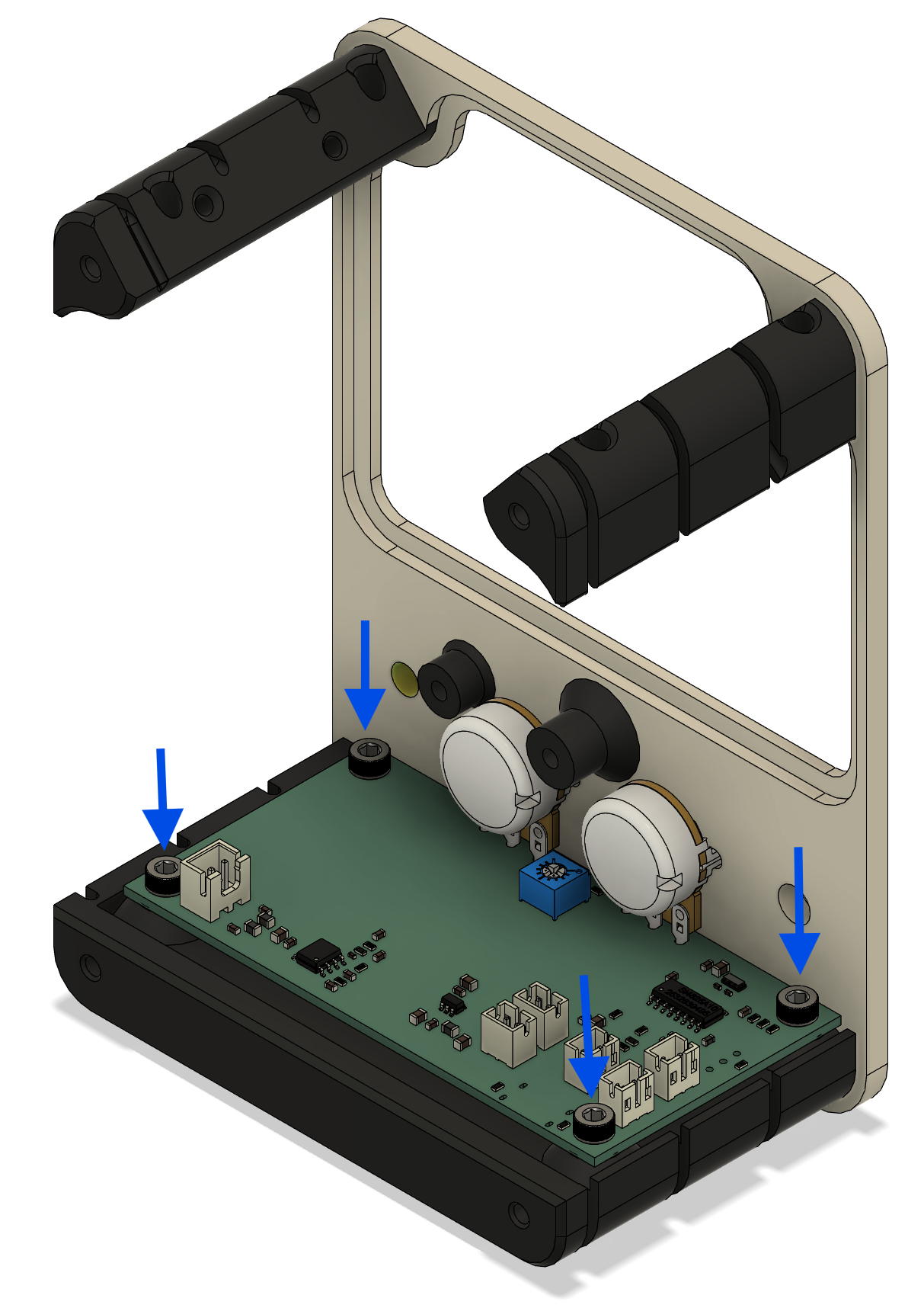 Step 3 - Install FM radio board with arrows