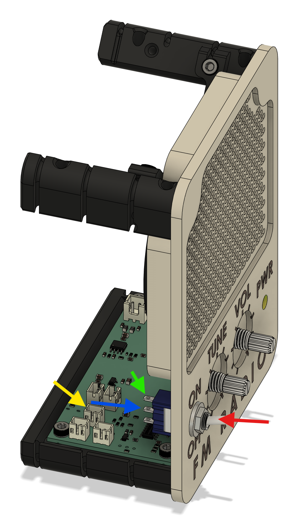 Step 6 - Power switch with arrows